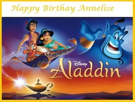 Aladdin Edible Cake Topper Decoration - £9.82 GBP