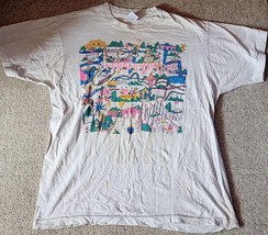 WORN Hershey Park Pennsylvania Graphic Fruit Of The Loom T-Shirt Adult X... - $17.99