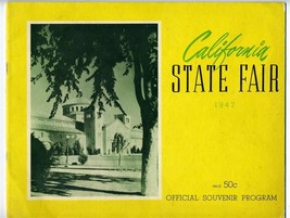 1947 California State Fair Official Souvenir Program Tommy Dorsey Rudy Vallee - £58.34 GBP