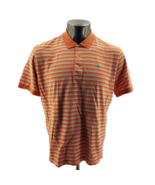 Lacoste Polo Shirt Mens Large L Size 6 Orange Stripe Gator Rugby Casual - £17.06 GBP