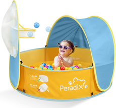 Paddling Pool for Kids &amp; Pets Ball Pit Tent 3 in1, Pop up Wading Pool Tent Beach - £45.28 GBP