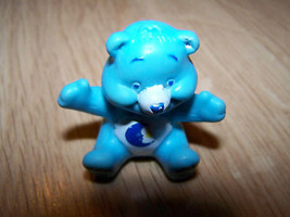 Mini Bedtime Care Bear PVC Figure Toy Cake Topper Blue 1.5&quot; EUC - £6.03 GBP