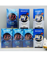 Sony T-120 6 Hrs VHS VCR Tapes Pack Of 7 Blank  Genuine Premium Grade Se... - $25.74