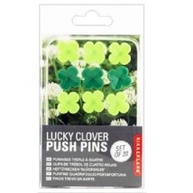 20 Piece Lucky Clover Push Pins - £1.87 GBP