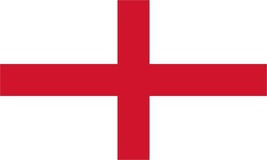 Saint George&#39;s Cross Flag of England 24x36 inch rolled wall poster - £11.62 GBP