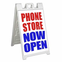 Phone Store Now Open Signicade 24x36 Aframe Sidewalk Sign Banner Decal - $44.95+