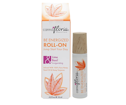 Cannafloria Aromatherapy Be Energized Pure Essential Oil Roll-On, .33oz