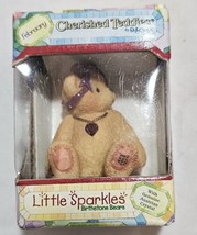Enesco Cherished Teddies &quot;Little Sparkles&quot; Feb. Birthstone Bear Austrian... - $9.89