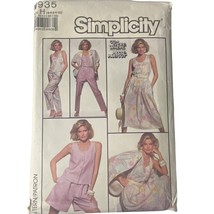 1987 Simplicity 7935 Misses Top Skirt Pants Shorts Jacket 6 - 10 Linen - $9.87