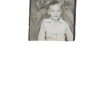 Vintage Portait Picture young boy class school picture black white smile  - $223.30 MXN