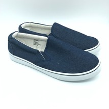 Influence Womens Slip On Sneakers Denim Fabric Blue Size 13 - $14.50