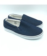 Influence Womens Slip On Sneakers Denim Fabric Blue Size 13 - £11.40 GBP