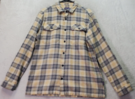 Patagonia Shirt Men Medium Multi Plaid Flannel Organic Cotton Collar Button Down - £22.15 GBP