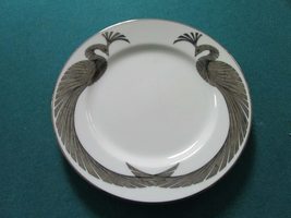 Compatible with Phoenix Rising by Fitz &amp; Floyd 4 Salad Plates 7 1/2&quot; Silver Over - $143.07