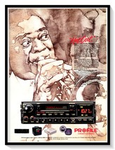 Profile DN-915 Sound System Satchmo Louis Armstrong Vintage 1991 Magazine Ad - £7.61 GBP