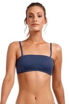 Vitamin A Swim Deep Blue Ecolux &#39;mila&#39; Bandeau Bikini Top (M/8) - £82.66 GBP