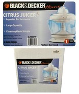 Black &amp; Decker Home Citrus Orange Juicer Kitchen White CJ600W - $19.79