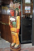 Cigar Store Indian 4 Ft &quot;Cheers&quot; Tv Show 4&#39; Wooden Replica By F Gallagher *Sale* - £1,185.63 GBP