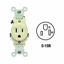 Receptacle 2 Pole, 3 W 15 Amp 125 V Nema 5-15 R Ivory Csa Bx - $17.56 CAD