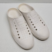 Native Jefferson White Clogs Slip On Shoes Women&#39;s Size 7 Sugarlite Beac... - $512.91 MXN