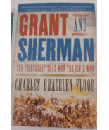 US Civil War Grant and Sherman Charles Bracelen Flood Softcover Reference Book - £11.90 GBP