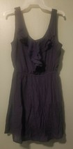 As U Wish - Navy Blue Sleeveless Summer Lined Dress Size Small M  B23 - £6.72 GBP