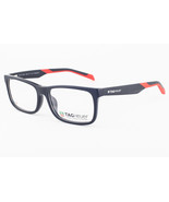 Tag Heuer URBAN 551 005 Matte Black Red Eyeglasses T551-005 57mm - $3,516.33 MXN