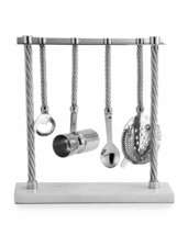 Michael Aram - Twist Stainless Steel Bar Tool Set 4 piece with Stand - 144585 - $297.00