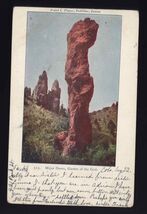 Major Domo, GARDEN of the GODS Colorado * mailed 1904 1c stamp to Michigan - $4.95