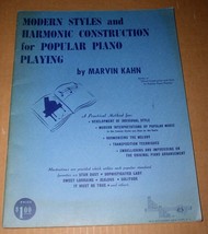 Modern Styles Harmonic Construction Popular Piano Playing Songbook 1947 ... - £20.02 GBP