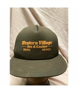 Vintage Western Village Inn &amp; Casino Sparks Nevada Trucker Style Snapbac... - £20.96 GBP