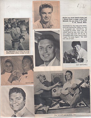 Guy Mitchell original clipping magazine photo lot #Q9258 - $4.89