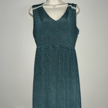 Le Lis textured polkadot sleeveless dress size medium - £11.49 GBP