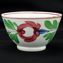 English Staffordshire Painted Splatterware Bowl 19th Century - £33.26 GBP
