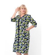 Robe – Women&#39;s Printed Cotton with Belt &amp; Pockets, Homewear,, Demi-seaso... - €29,28 EUR+