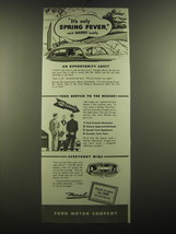 1947 Ford Motor Company Ad - It's only spring fever said Harry boldly - $18.49