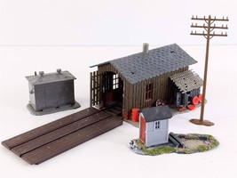 TYCO Trackside Maintenance Shed Telephone Shanty Transformer HO Building... - £25.32 GBP