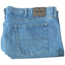 Wrangler Light Blue Jeans Mens Size 48x30 Denim Authentics - $563.20 MXN