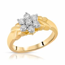14K Solid Gold Ring With Natural 0.25 Carats Diamonds - £1,199.07 GBP