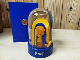 PIAGET Snow Globe Dome Gift Boxes Gold VIP Figure Ornaments Object Displ... - £166.66 GBP