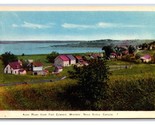 Avon River from Fort Edward Windsor Nova Scotia NS Canada UNP WB Postcar... - $4.42