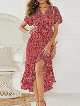 Summer Dress Women Red M - £14.96 GBP