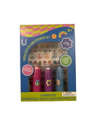 U Style Highlighter and Sticker Set-80 Stickers &amp; 3 Face Highlighter Sticks - $7.91
