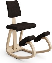 The Original Ergonomic Kneeling Chair With A Backrest For Home Office (Black - £620.42 GBP