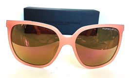 New Porsche Design P 8589 D Cat.3 Pink Mirrored Oversized Women&#39;s Sunglasses - £152.80 GBP