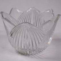 Vintage Mikasa Crystal Bowl Made In Germany Silver Crest Heavy Beautiful Bowl - $11.65