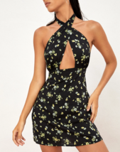 Motel Rocks Moura Dress In Lemon And Lime Black (MR91) - £13.97 GBP