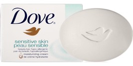 (18 Pack) Dove Sensitive Skin Unscented beauty bar 4oz each - £44.89 GBP