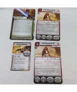 (4) Star Wars Imperial Assault Obi-Wan Kenobi Ally Pack Cards - $183.68 MXN