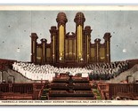 Great Mormon Tabernacle Organ Salt Lake City UT Utah UNP WB Postcard N24 - £1.54 GBP